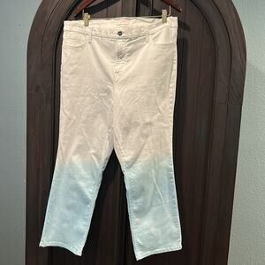 Jen7 (7 for all Mankind) Ombre Cropped Jeans by 16 Quiet Luxury Coastal Style